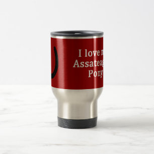 Caneca Térmica Eu Amo Meu Assateague Pony