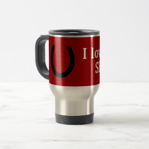 Caneca Térmica Eu Amo Meu Cavalo De Shire