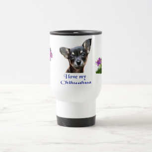 Caneca Térmica Eu amo meu Chihuahua