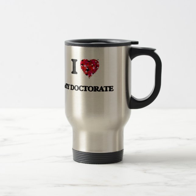 Caneca Térmica Eu amo meu doutorado (Direita)