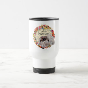 Caneca Térmica Eu Amo Meu Pequinês