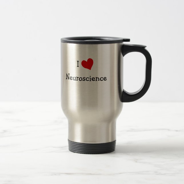 Caneca Térmica Eu amo neurociência (Direita)