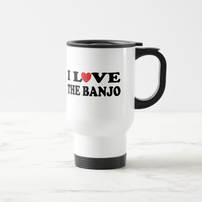 Caneca Térmica Eu amo o banjo (Direita)