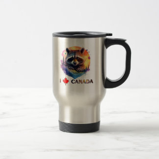 Caneca Térmica Eu amo o Canadá