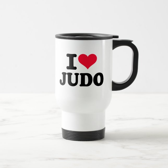 Caneca Térmica Eu amo o judo (Direita)