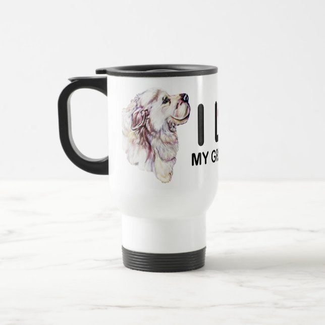 Caneca Térmica Eu Amo Os Meus Pirenéus Excelentes (Esquerda)