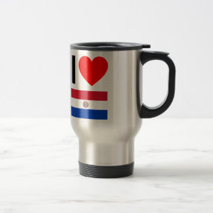 Caneca Térmica eu amo Paraguai