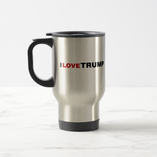 Caneca Térmica Eu Amo Trump (Esquerda)