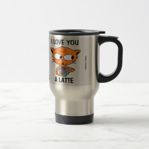 Caneca Térmica EU AMO VOCÊ MUITO Café Pun Funny Aço Inoxidável