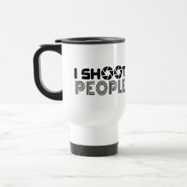Caneca Térmica Eu atiro na citação do amante de fotógrafos engraç