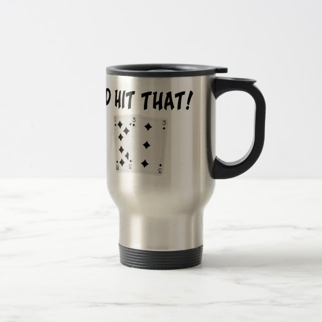 Caneca Térmica Eu bateria esse vinte-e-um (Direita)