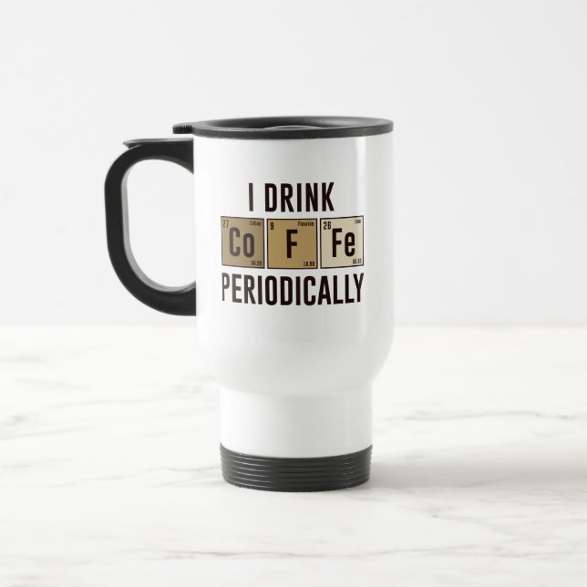Caneca Térmica Eu Bebo Café Periodicamente (Esquerda)