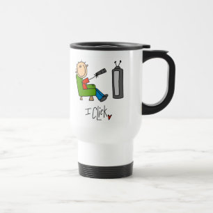 Caneca Térmica Eu clico TV