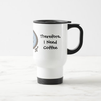 Caneca Térmica Eu Ensino Dito de Café Humorístico