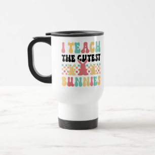 Caneca Térmica Eu Ensino os Coelhinhos mais Fofos – Professor Coe