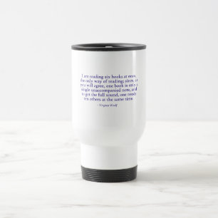 Caneca Térmica Eu estou lendo seis livros imediatamente