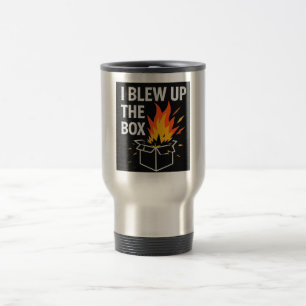 Caneca Térmica Eu Levantei A Caixa De Café