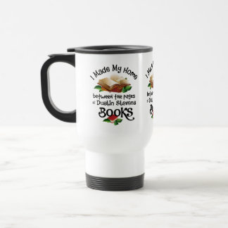 Caneca Térmica Eu moro entre as páginas dos livros do Dustin Stev