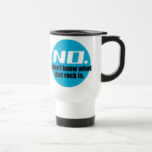 Caneca Térmica Eu não sei o que é essa rocha (azul)