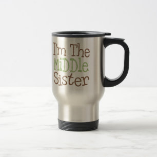Caneca Térmica Eu sou a irmã média (o verde)