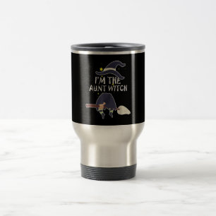 Caneca Térmica Eu Sou A Tia Bruxa Figurinos De Halloween