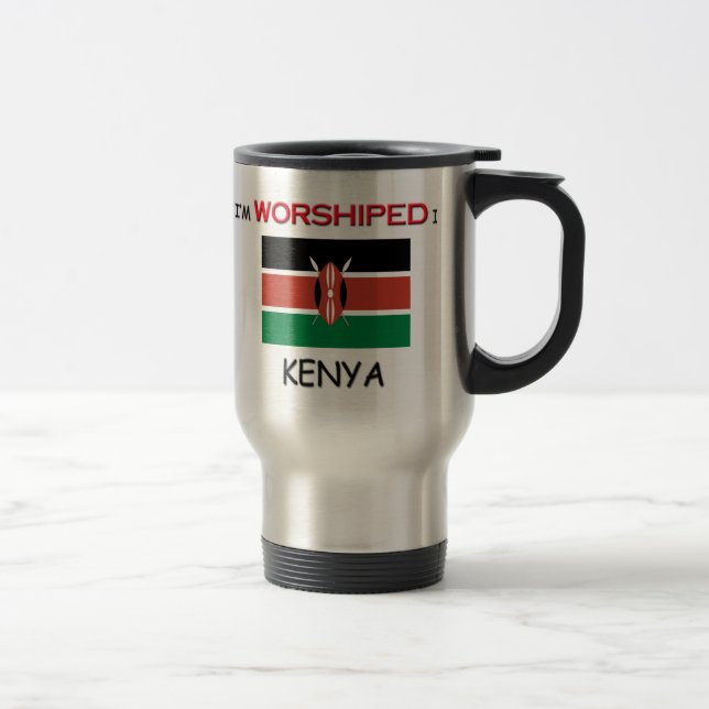 Caneca Térmica Eu sou adorado em KENYA (Direita)
