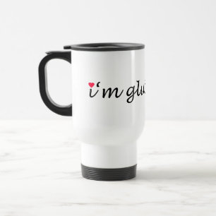 Caneca Térmica Eu sou (coração) sem glúten