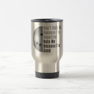 Caneca Térmica Eu sou linda, sou boa Cinza Boliche
