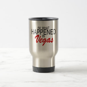 Caneca Térmica Eu sou o que aconteceu em Vegas