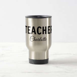 Caneca Térmica Eu sou professor Collegeadicionar seu nome SMS sim