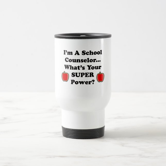 Caneca Térmica Eu sou um conselheiro da escola (Centro)