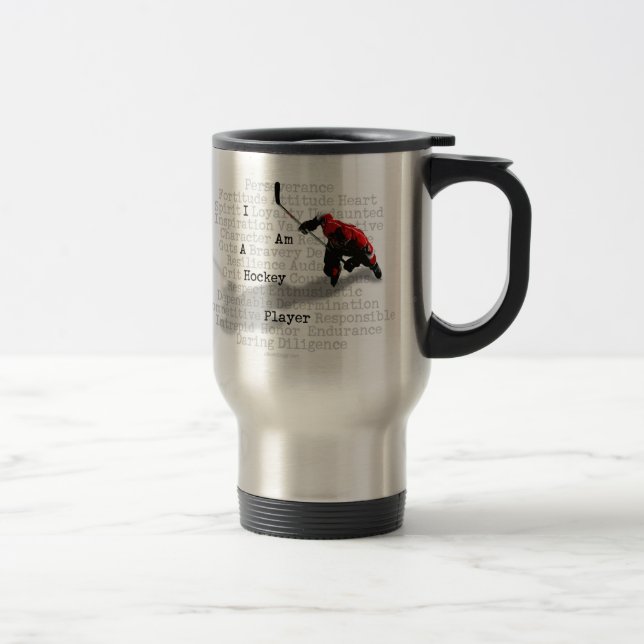 Caneca Térmica Eu sou um jogador de hóquei (Direita)