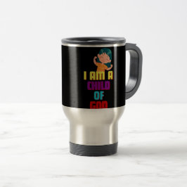 Caneca Térmica Eu sou uma criança de DEUS 2 Tone Mug