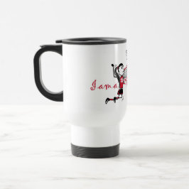 Caneca Térmica "Eu sou uma Garota de Voleibol"
