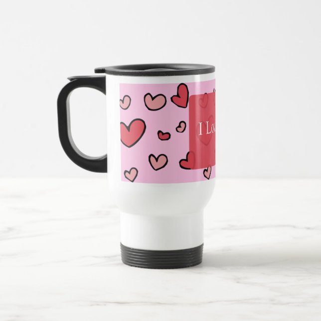 Caneca Térmica Eu te amo Mug (Esquerda)