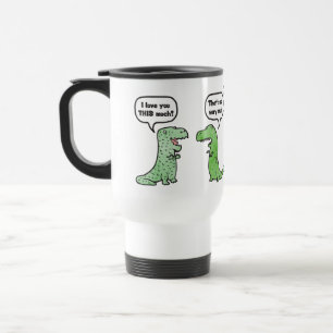 Caneca Térmica Eu Te Amo Tão Assim (T-Rex)