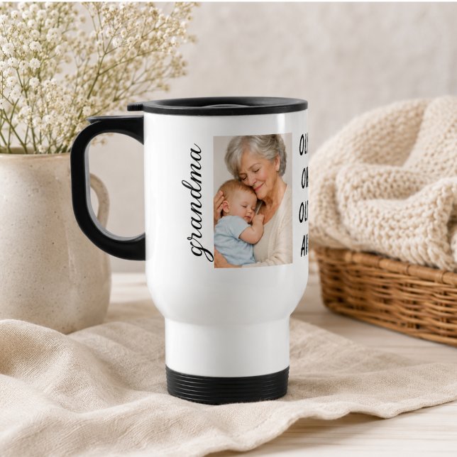Caneca Térmica Eu Te Amo Vovó | Dia dos Avós (I Love You Grandma | Grandparents Day Travel Mug)