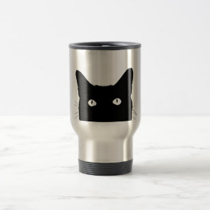 Caneca Térmica Eu ver o gato clicar para selecionar sua decoração