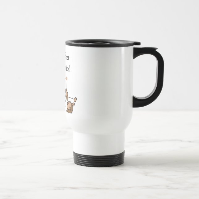 Caneca Térmica Eu Viro Camisetas de Ginástica e Presentes (Direita)