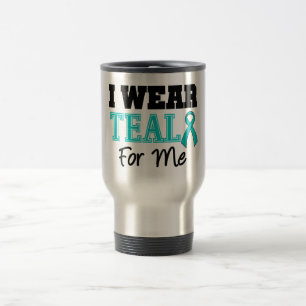Caneca Térmica Eu visto a fita da cerceta para mim
