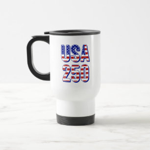 Caneca Térmica EUA 250º Aniversário 1776-2026 Patriótico American