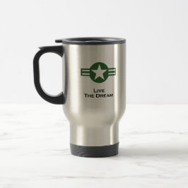 Caneca Térmica EUA vivendo o sonho verde