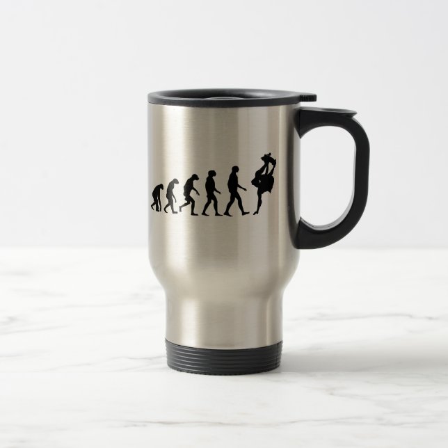 Caneca Térmica Evolução de Skateboarding (Direita)