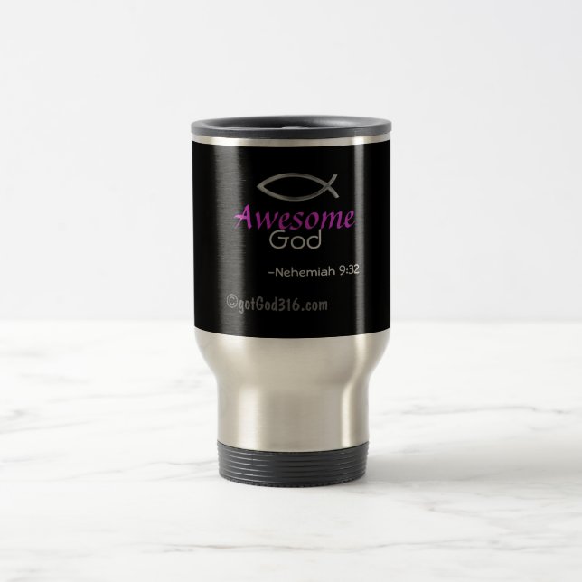Caneca Térmica Excelente Deus gotGod316.com (Centro)