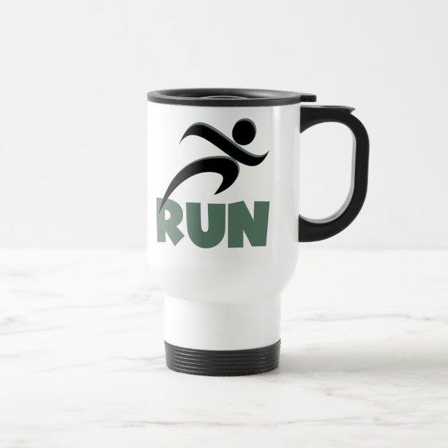 Caneca Térmica Executar Verde (Direita)