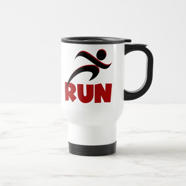 Caneca Térmica Executar Vermelho (Direita)