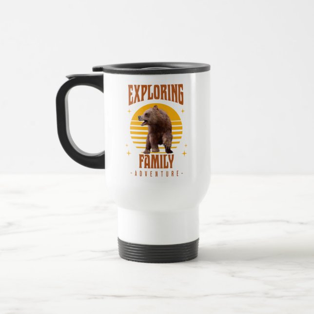 Caneca Térmica Explorando o Aventura Familiar (Esquerda)