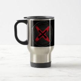Caneca Térmica Expressão Vermelha Grunge