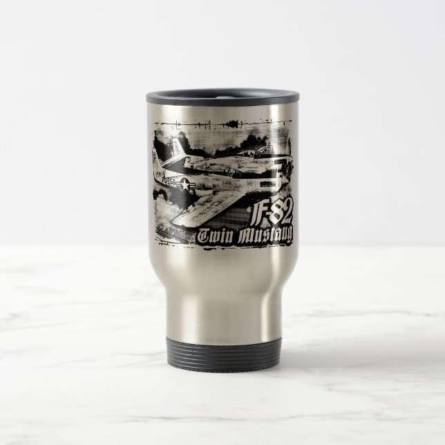 Caneca Térmica F-82 Twin Mustang (Centro)