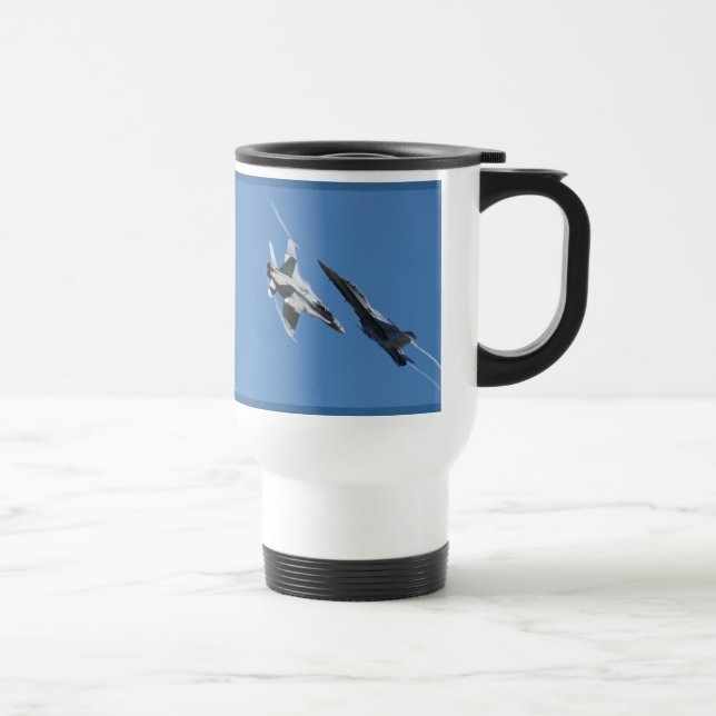 Caneca Térmica F/A-18 Fighter Plane Air Show Stunt (Direita)